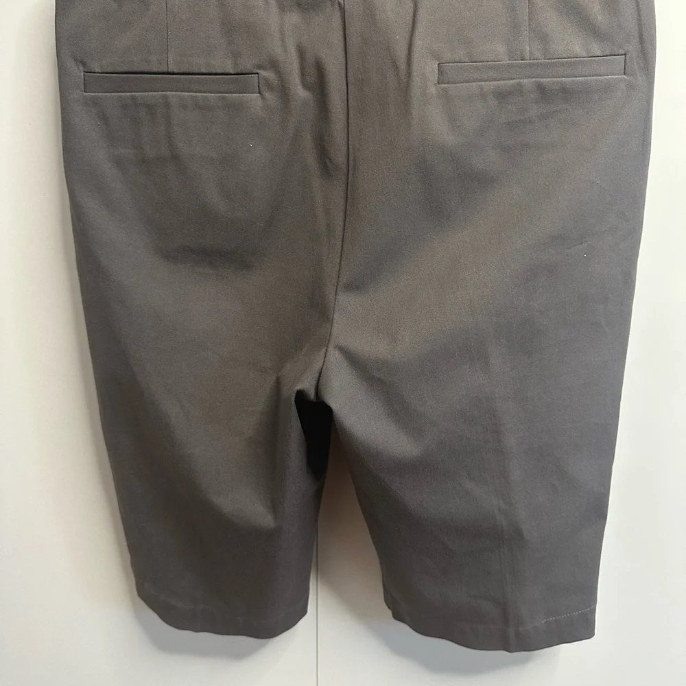 Eileen Fisher Charcoal Women's Bermudas - Picture 5 of 7
